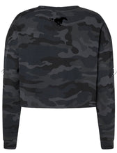 Load image into Gallery viewer, Cropped Camo Mustang Pullover
