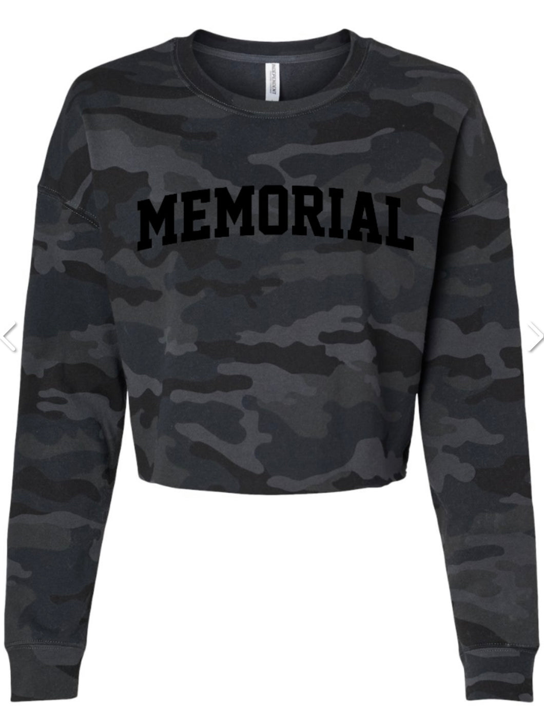 Cropped Camo Mustang Pullover