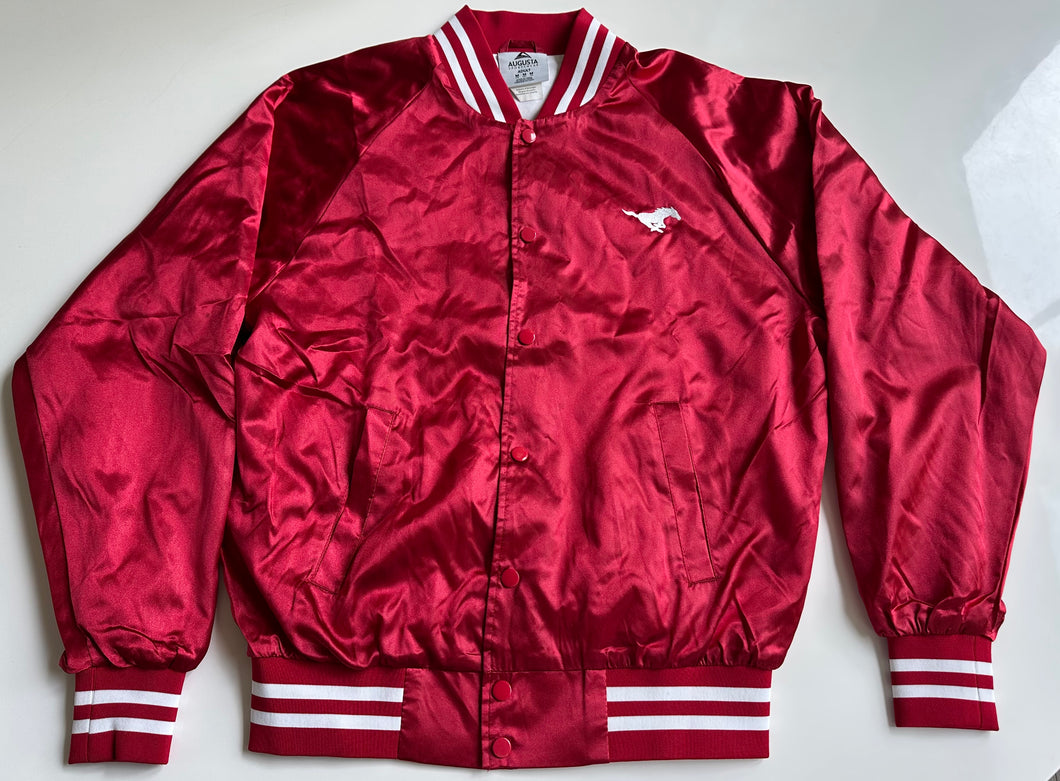 NEW!!!! MUSTANG RED VARSITY JACKET