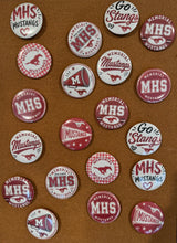 Load image into Gallery viewer, Mustang Buttons- Gameday Ready!
