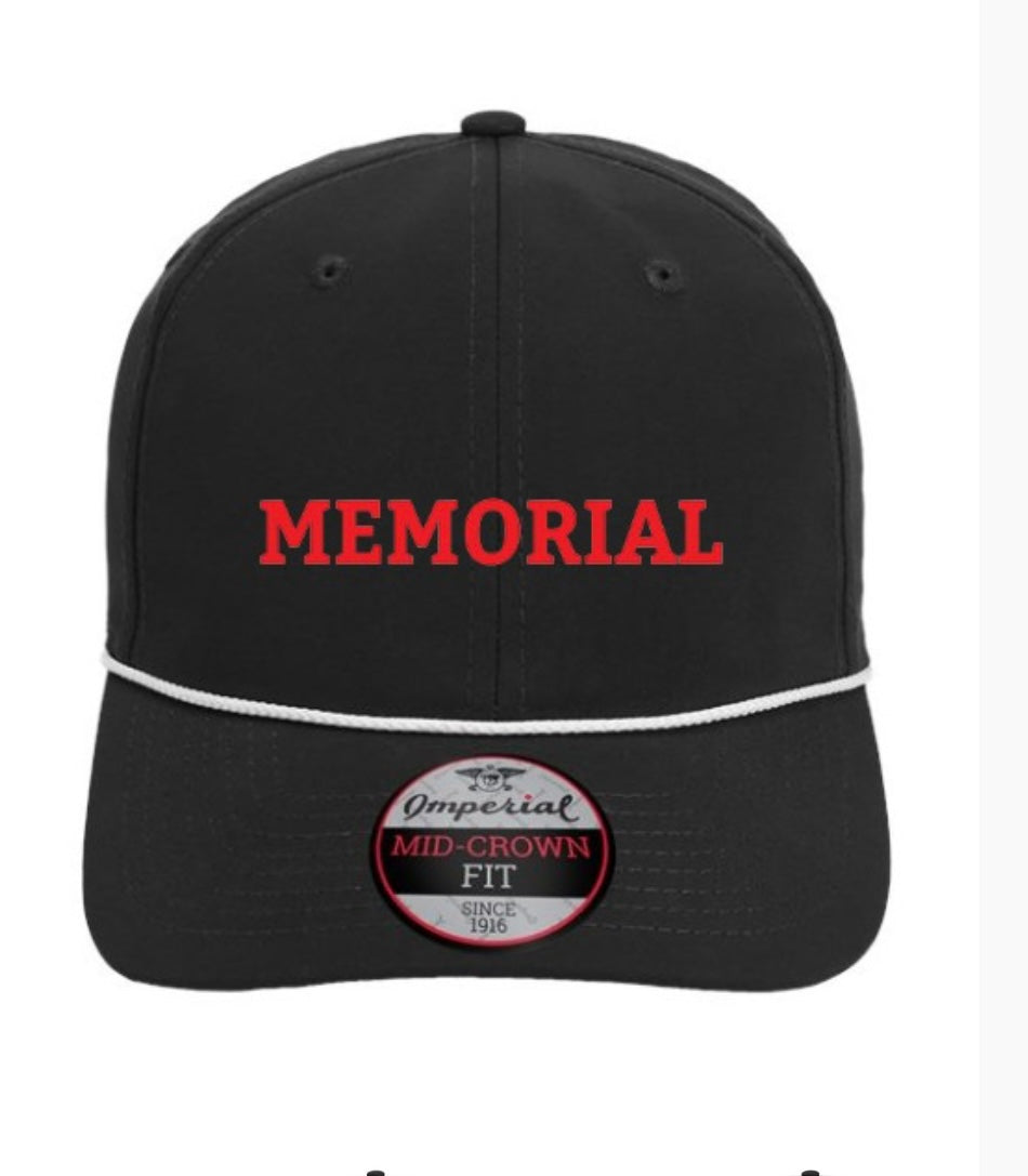 NEW! Memorial Black Rope Hat