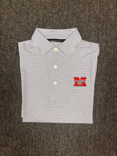 Load image into Gallery viewer, NEW NEW! Memorial Mustang Black Stripe Custom Polo
