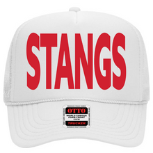 Load image into Gallery viewer, New Stangs White Puffy Hat
